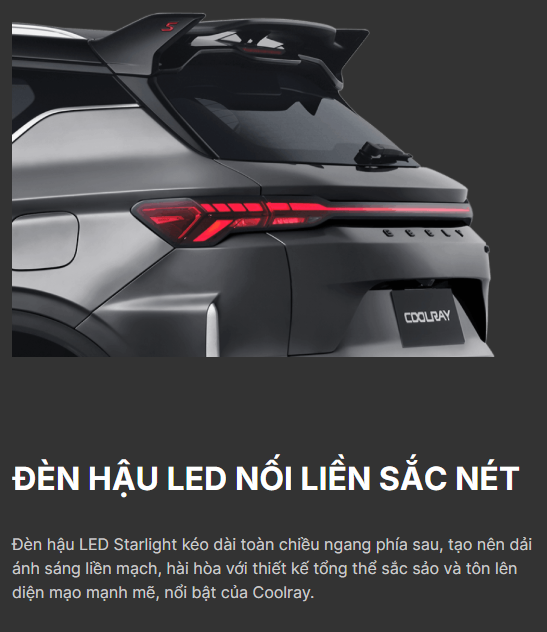Đuôi xe new coolray